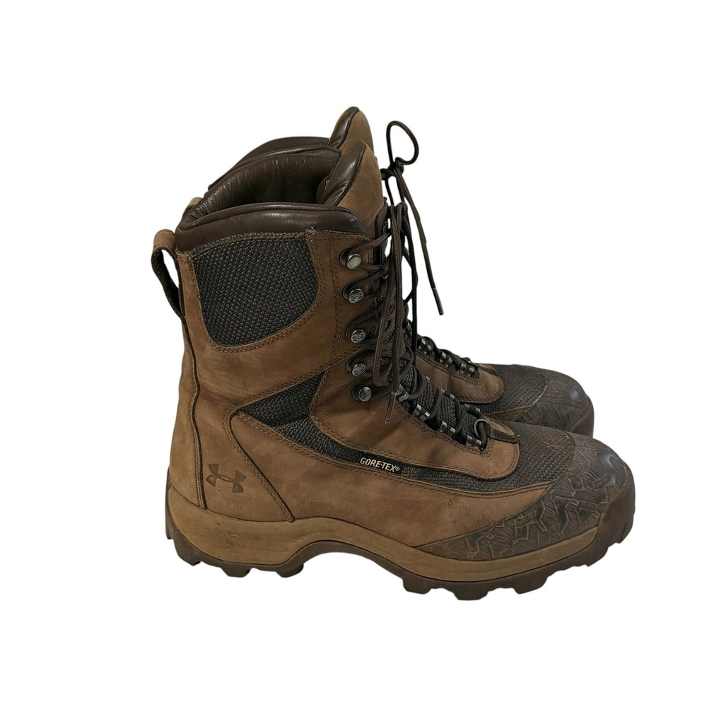 Under Armour Gore-Tex Primaloft Hunting Boots Brown Mens 10.5 1230895-213